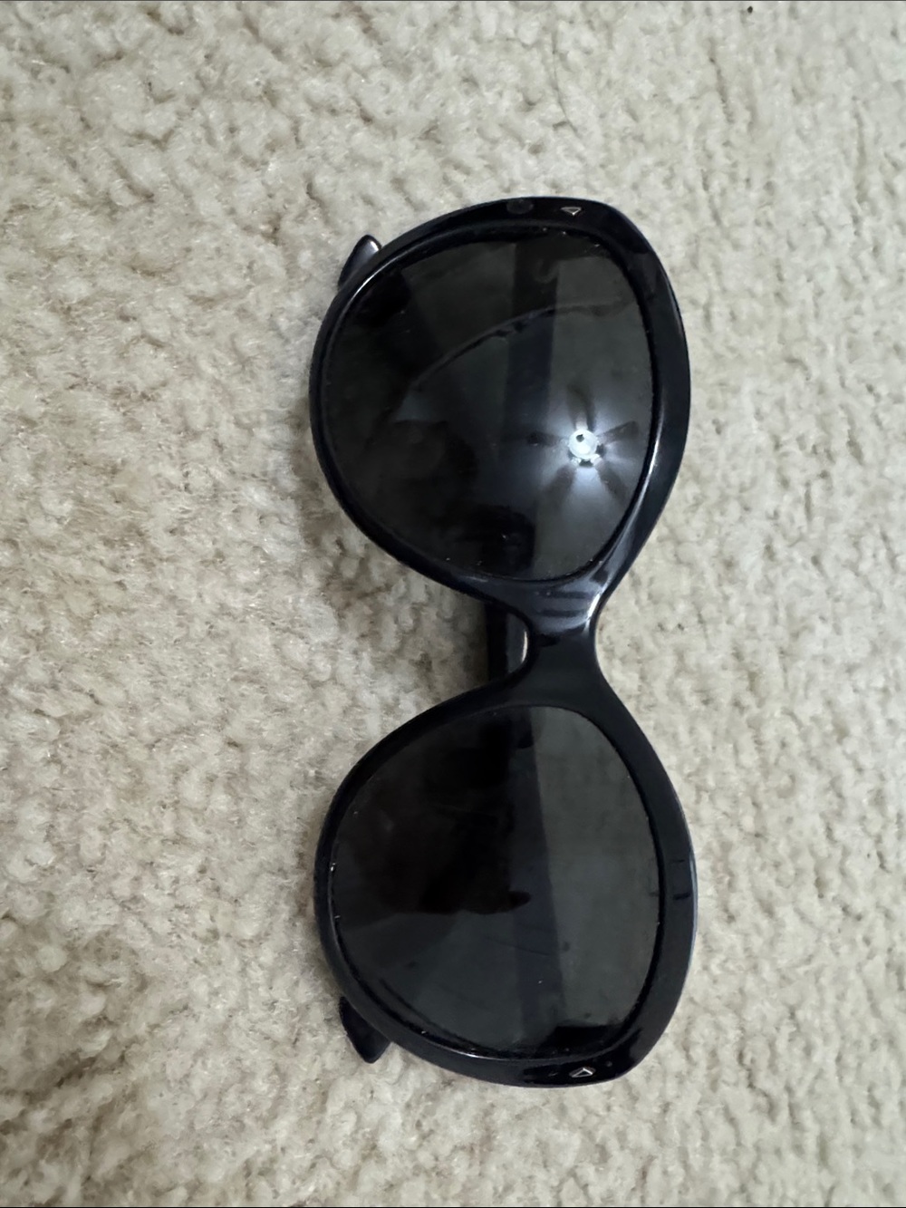 Prada Black Gloss Oversized Sunglasses